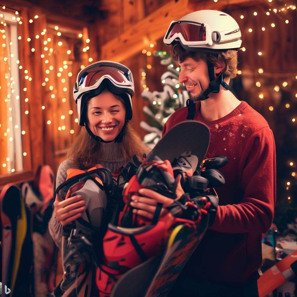 ski rental at christmas