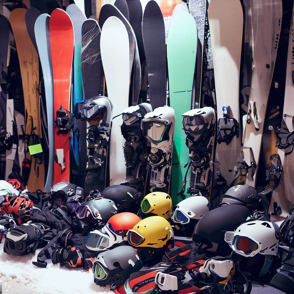 ski and snowboard equipment 