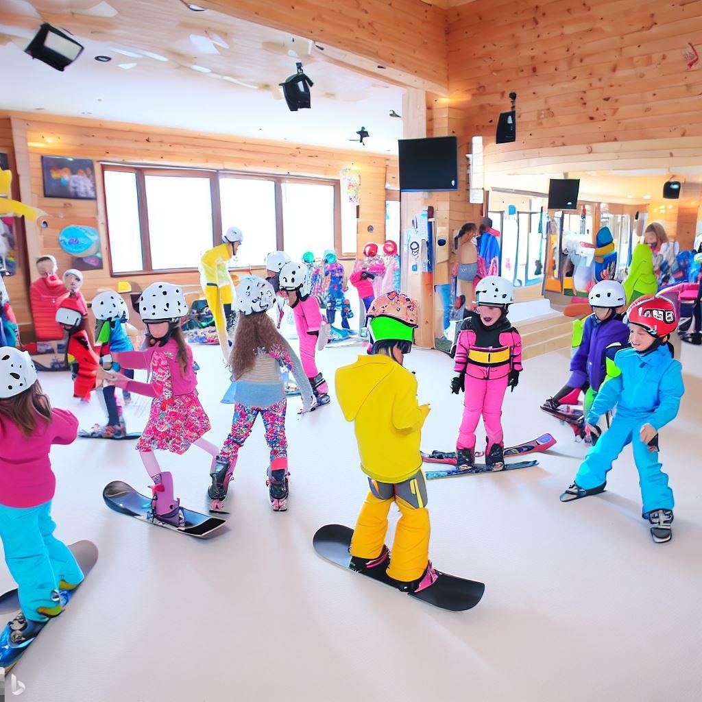 kids clubs skiing 